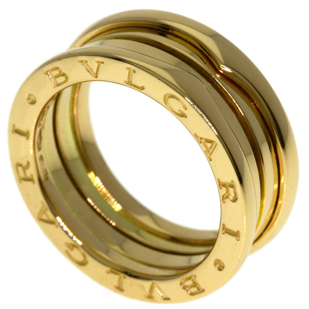 BVLGARI B-zero1 2-band ring #53, 18K yellow gold, women's.